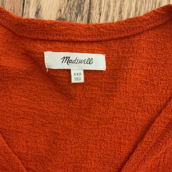 Madewell Texture and Thread Wrap Tie Top - Picture 2 of 5